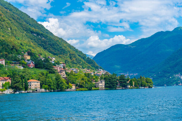 Laglio village and lake Como in Italy