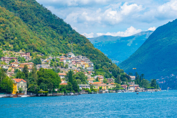 Laglio village and lake Como in Italy