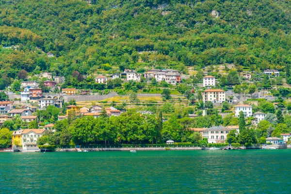 Widok Villa Oleandra Nad Jeziorem Como Włoszech — Zdjęcie stockowe