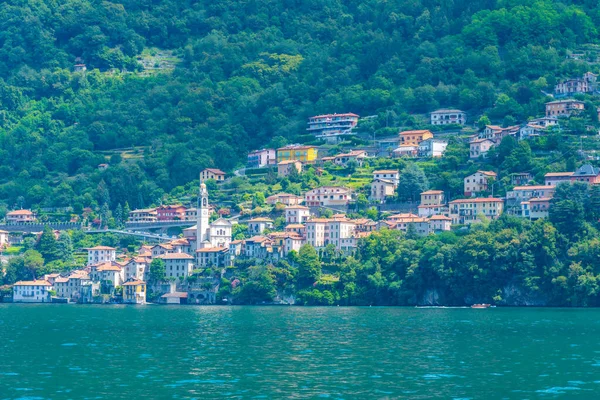 Деревня Нессо Озеро Комо Италии — стоковое фото