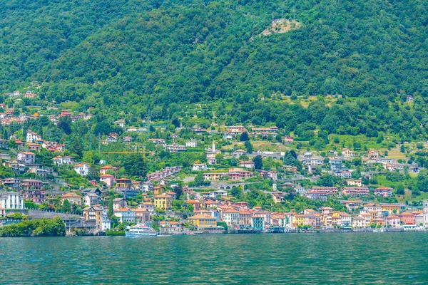 意大利Argegno村和Como湖 — 图库照片