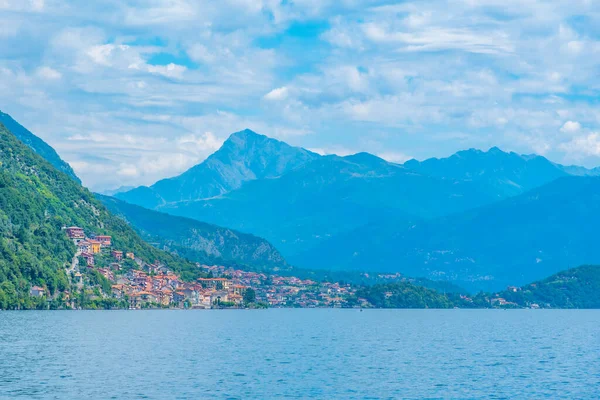 Paisaje Del Lago Como Italia — Foto de Stock