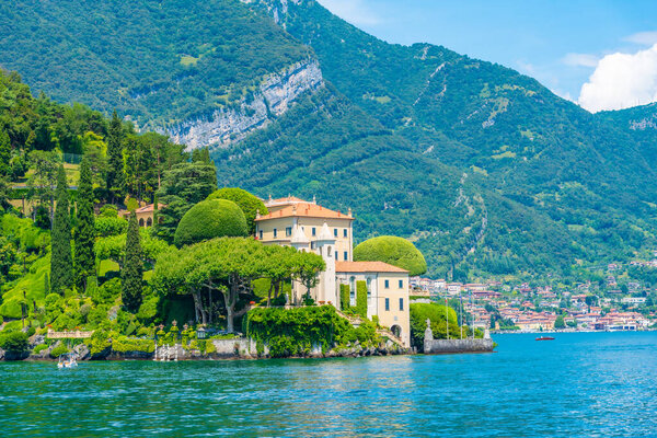 Villa del Balbianello at lake Como in Italy