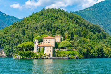 Villa del Balbianello İtalya 'daki Como Gölü' nde