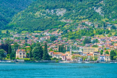 Tremezzo kasabası ve İtalya 'daki Como Gölü
