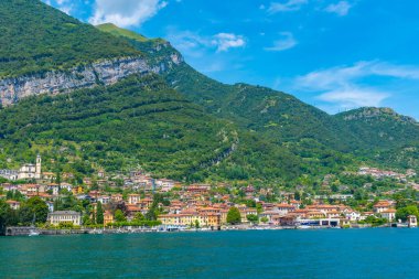 Tremezzo kasabası ve İtalya 'daki Como Gölü