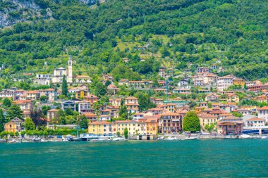 Tremezzo kasabası ve İtalya 'daki Como Gölü