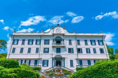 Villa Carlotta Tremezzo 'da Como Gölü' nün yanında.