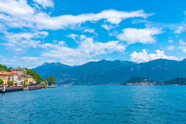 Bellagio town and lake Como in Italy