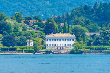 Villa Melzi İtalya 'daki Como Gölü' nde