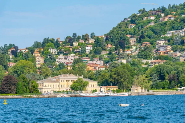 Villa Olmo Znajduje Się Brzegu Lago Como Włoszech — Zdjęcie stockowe