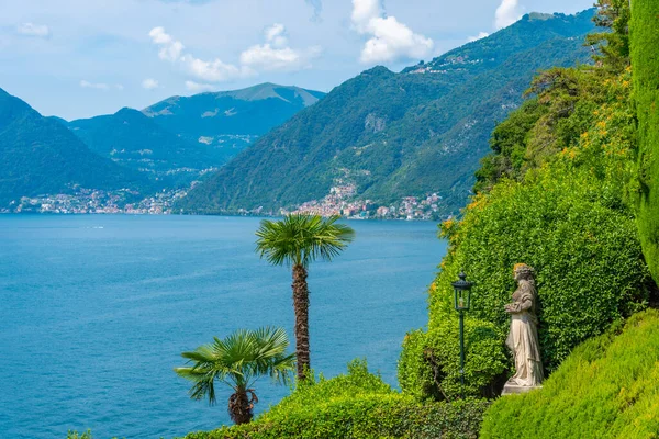 Jardins Villa Del Balbianello Lago Como Itália — Fotografia de Stock