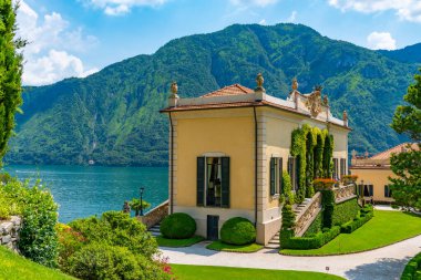 Villa del Balbianello İtalya 'daki Como Gölü' nde