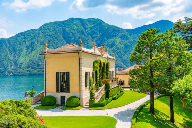 Villa del Balbianello İtalya 'daki Como Gölü' nde