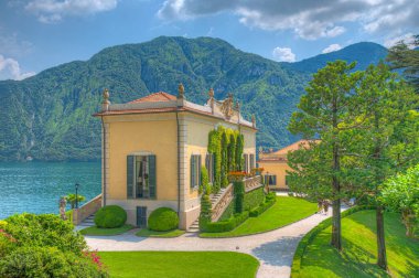 Villa del Balbianello İtalya 'daki Como Gölü' nde
