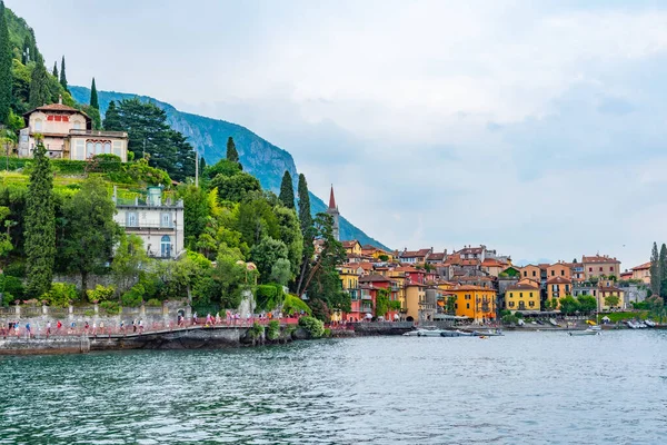 Varenna Città Situata Sul Lago Como Italia — Foto Stock