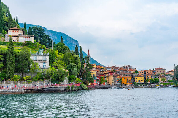 Varenna town situate at lake Como in Italy