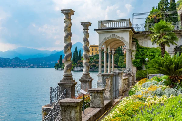 Villa Cipressi Vista Villa Monastero Varenna Italia — Foto Stock