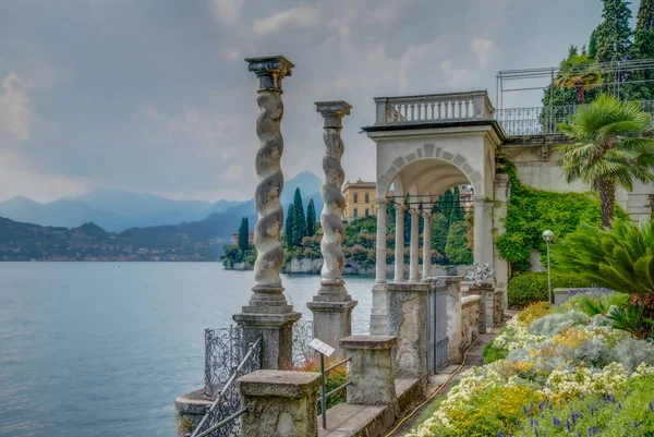 Villa Cipressi Vista Villa Monastero Varenna Italia — Foto Stock