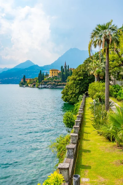 Villa Cipressi viewed from villa monastero at Varenna in Italy