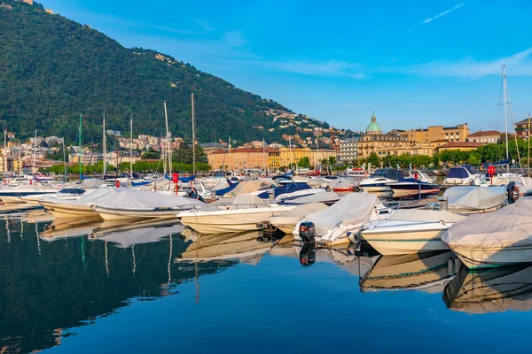 Vista Uma Marina Cidade Como Itália — Fotografia de Stock