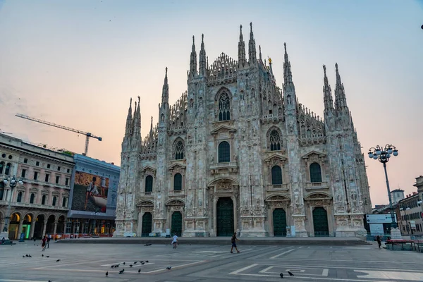 Вид Собор Дуомо Милане Италия — стоковое фото