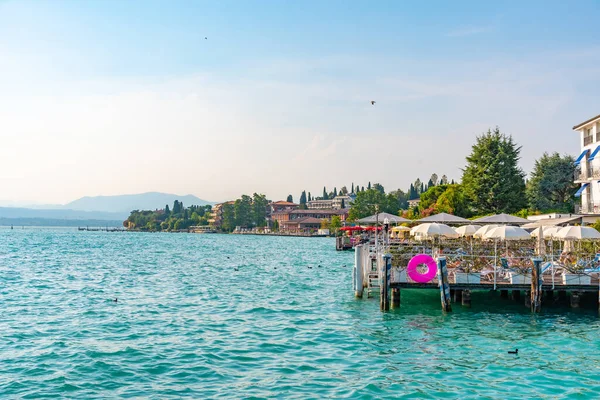 Stadsbilden Sirmione Stad Italien — Stockfoto