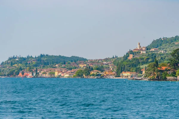 Promenade Bord Lac Gargnano Italie — Photo