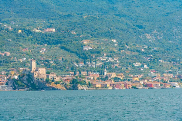 Vista Sul Lago Malcesine Situato Lago Garda Italia — Foto Stock