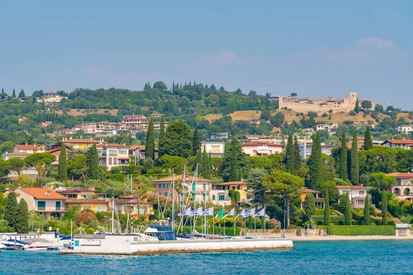 Puerto Deportivo Padenghe Sul Garda Situado Lago Garda Italia — Foto de Stock