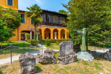 İtalya, Gardone Riviera 'daki Vittoriale degli italiani sarayı