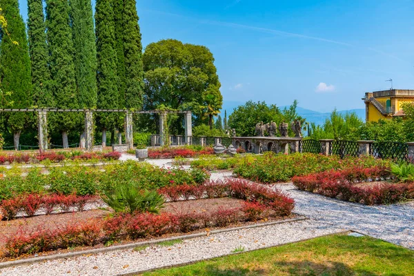 Garden Vittoriale Degli Italiani Palace Gardone Riviera Olaszország — Stock Fotó