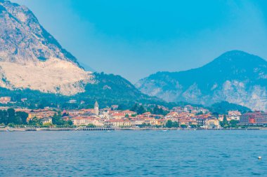 İtalya 'nın Baveno şehrinin manzarası