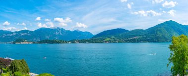 Bellagio, Tremezzo, Ital 'daki Villa Carlotta' daki Botanik Bahçesinden izlendi.