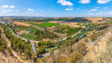 Spai 'deki Arcos de la Frontera kırsalında.