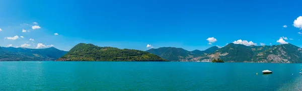 Monte Isola Isola Loreto Ilhas Lago Iseo Itália — Fotografia de Stock