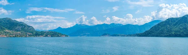 Lago Como Visto Uma Balsa Ital — Fotografia de Stock