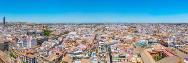 Metropolis Şemsiyesi ve Alamillo Köprüsü ile Sevilla manzarası, Spai