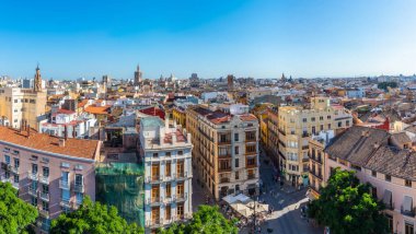 Placa 'nın havadan görünüşü Valencia' da Kürkler, Spai