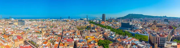 Flygfoto Över Hamnen Barcelona Spai — Stockfoto