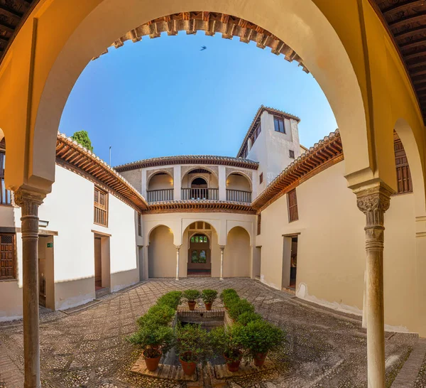 Uteplats Del Cuarto Dorado Inne Alhambra Palats Granada Spai — Stockfoto