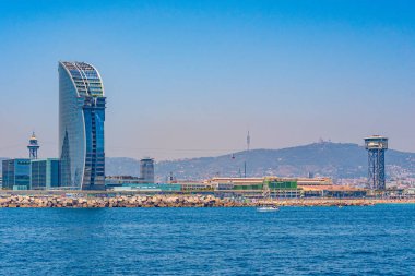 Barcelona 'nın rıhtımı W Oteli tarafından yönetiliyor.