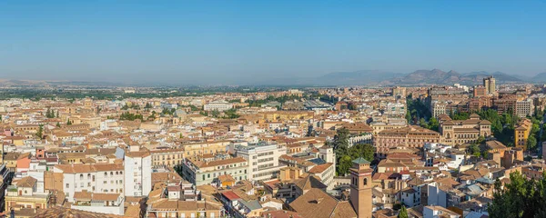 Skyline of new districts of Granada, Spai