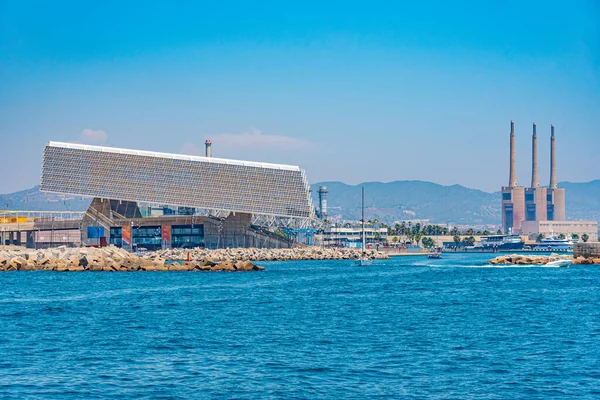 Mezinárodní Plavební Centrum Port Forum Barceloně Španělsko — Stock fotografie