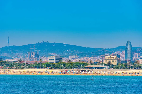 Uitzicht Kust Van Barcelona Spanje — Stockfoto