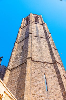 İspanya, Barcelona 'daki Santa Maria Bazilikası.