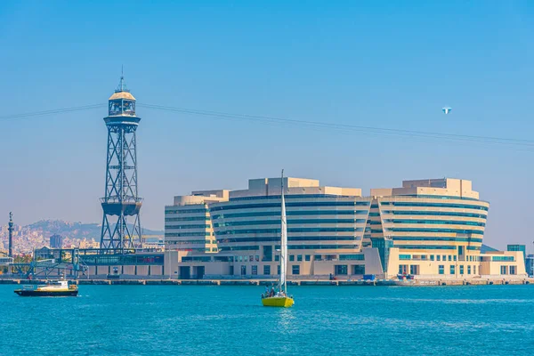 Světové Obchodní Centrum Přístavu Barcelona Španělsko — Stock fotografie