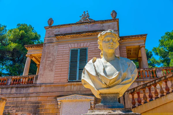 Socha Uvnitř Parc Del Laberint Horta Barceloně Španělsko — Stock fotografie