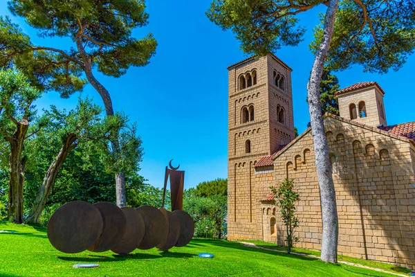 Klostret Sant Miquel Byn Poble Espanyol Barcelona Spanien — Stockfoto