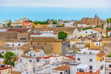 İspanya 'daki Jerez de la Frontera şehrinin hava manzarası